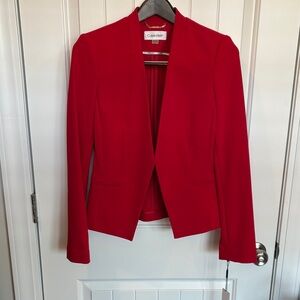 Calvin Klein Vibrant Red Women's Blazer